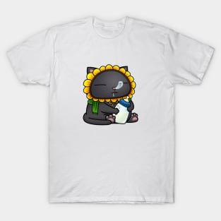 Cute Black Baby Cat T-Shirt